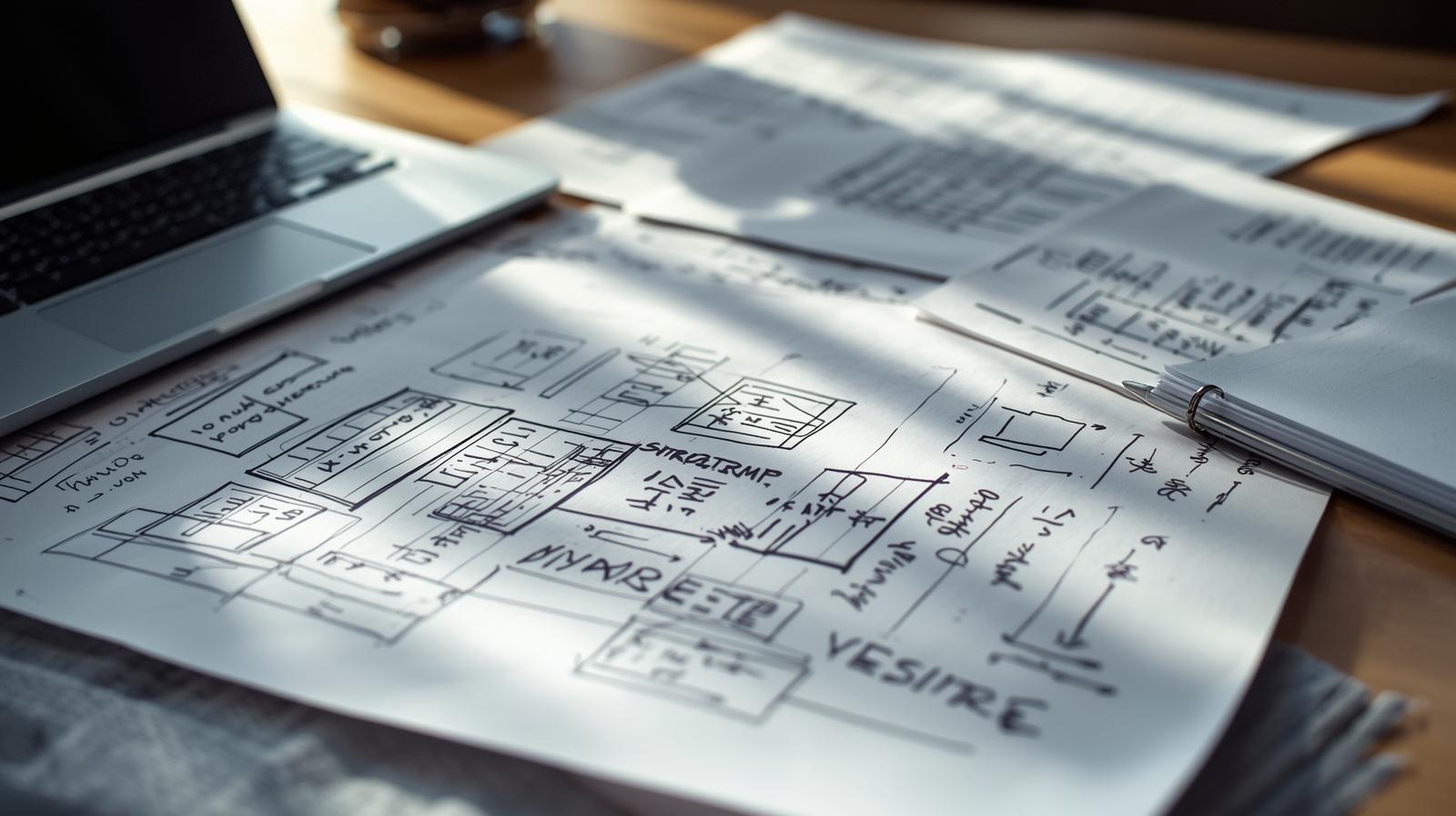 ホームページ制作の様子